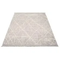 payé Teppich Klassiko 62 Fransen 120x170 cm Beige