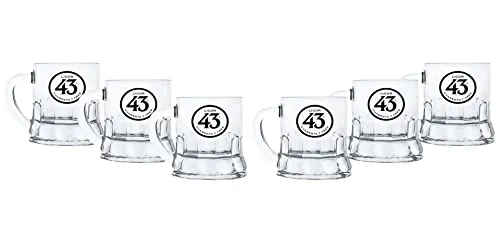 Mixcompany Licor 43 Minibeer Acryl Glas 6er Set Shotglas Pinnchen Likör Liquor 43er Kunststoff