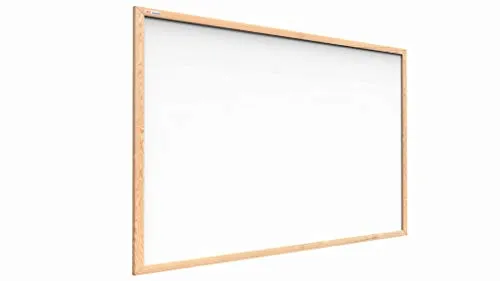 ALLboards Magnetisches Whiteboard mit Naturholzrahmen 30x40cm