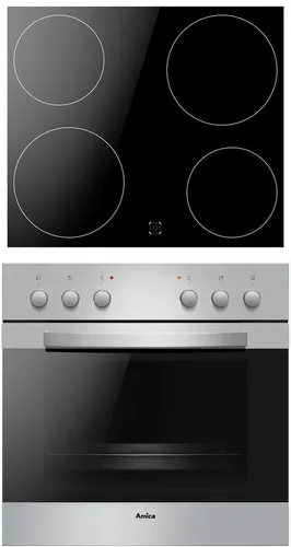 Amica Herdset EHC12516 E mit Glaskeramik-Kochfeld von Amica