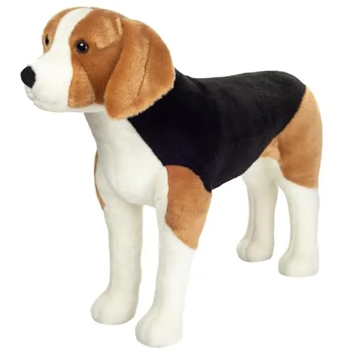 Teddy Hermann Beagle Kuscheltier 60 cm - Stofftier & Teddybären: Weicher Beagle aus Premium-Plüsch, perfekt für Kinder ab 18 Monaten, sicher und pflegeleicht für endlosen Kuschelspaß.