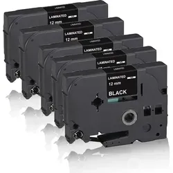 Print-Klex 5x Schriftband TZE 335 für Brother P-Touch