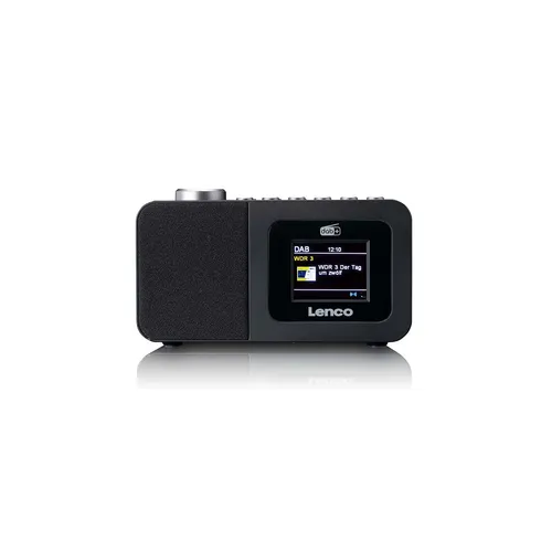 Lenco CR-625BK - DAB+ / FM Radiowecker mit Farbdisplay - Wecker mit DAB+ und FM, 2,4-Zoll Farbdisplay, Doppelalarmfunktion und Sleeptimer für entspannte Nächte. Kompakt und stilvoll für jeden Nachttisch.
