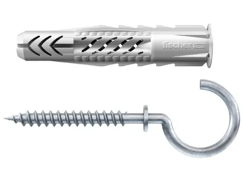 Fischer Universaldübel UX 8 x 50 RH mit Rundhaken 94621 SB-Karte