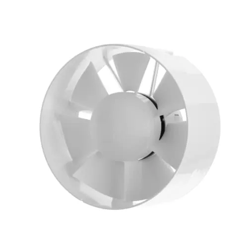 EUROPLAST Ø 150mm Rohrventilator mit Timer - Rohrlüfter Kanallüfter Nachlauf