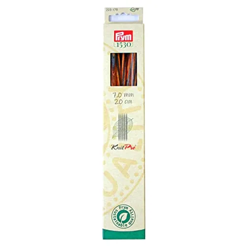 Prym 223170 Strumpfstricknadeln NATURAL 20 cm 7,00 mm von Prym