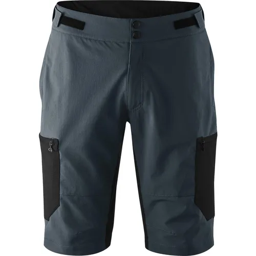 Gonso Adventure Shorts Cargo graphite (M10949) XXL - Herren Radhosen & Shorts mit weitenregulierbarem Bund für optimalen Tragekomfort und viel Stauraum dank aufgesetzter Packing-Taschen – ideal für Outdoor-Abenteuer.