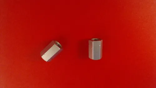 2X Verbindungsmuttern Langmuttern Gewindemuffen Edelstahl A2 Sechskant M12 x 30