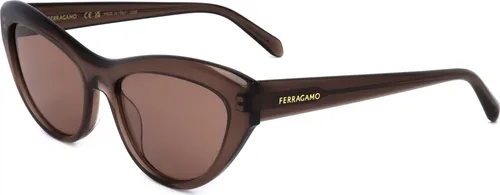Ferragamo SF1103S 232 TRANSPARENT BROWN 55/17/140 Damen Sonnenbrillen