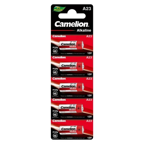 5x Alkaline-Batterie 12V A23 23A LR23A MN21 V23A L1028 Camelion