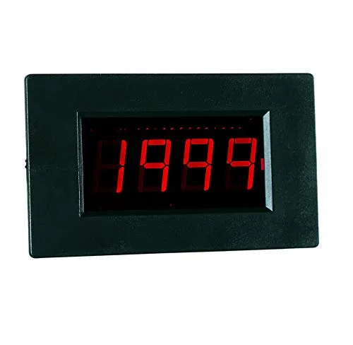 PeakTech Digital Einbau Voltmeter / Amperemeter 2000 Counts, 1 Stück, LDP-235, rot, 83 x 49 x 22 mm
