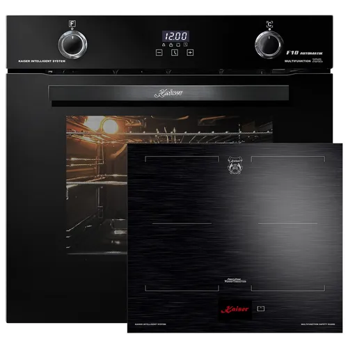 Herd Set Kaiser EH 6367 Einbau Backofen + KCT 6140 FI Induktions-Kochfeld 60 cm