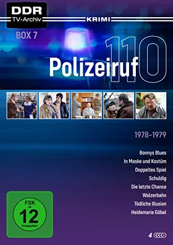 Polizeiruf 110 | Box 7 (1978-1979) - DDR TV-Archiv, spannende Kriminalgeschichten aus der DDR, ideal für Fans von Klassikern und Nostalgie auf DVD.