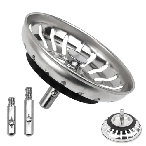 Universal Spüle Stöpsel 80 mm aus Edelstahl – Flexibel für alle Spülen