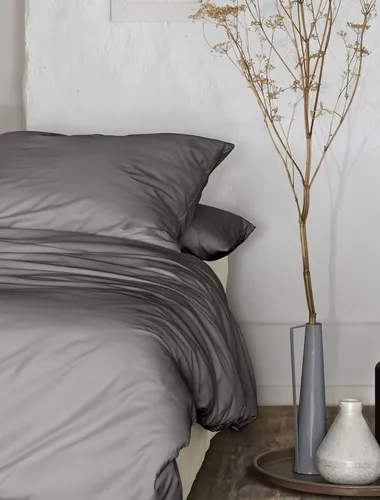 Irisette Premium Satin Bettwäsche Paris in grau von Irisette