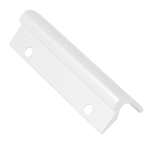 Aluminium Glasfalzbalkontürgriff/Terrassentürgriff/Ziehgriff/Glasfalzgriff - weiß RAL 9016