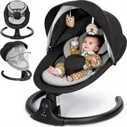 Caveen Elektrische Babyschaukel mit Bluetooth-Musik