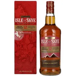 Isle of Skye 12 Years Old Blended Scotch Whisky - Whisky in Geschenkbox, 12 Jahre gereift mit harmonischer Mischung aus Insel- und Speyside-Malts für komplexen Geschmack und langanhaltenden Abgang.