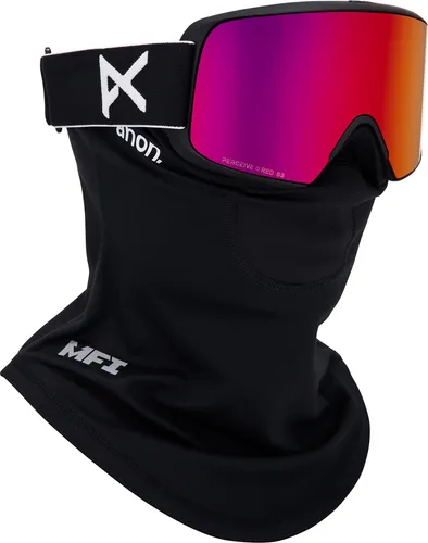 ANON M6S Schneebrille 2026 black/perceive sun red – optimale Sicht und Komfort - Die ANON M6S Schneebrille bietet ein breites Sichtfeld und eine präzise Passform für mittelgroße und kleine Gesichter. Mit innovativer Magnet-Technologie für schnellen Glaswechsel und MFI für nahtlosen Maskenschutz.