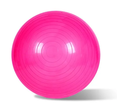 EmpireAthletics – Sitz- und Gymnastik-Ball mit Pumpe aus elastischem Gummi-Material mit 85 cm Ø – Sitzball Fitnessball in PINK