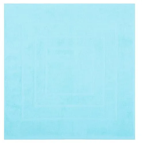 Betz Badvorleger Palermo 100% Baumwolle Badematte Badteppich Duschvorlage Größe 60x60 cm Qualität 680g/m² Farbe türkis