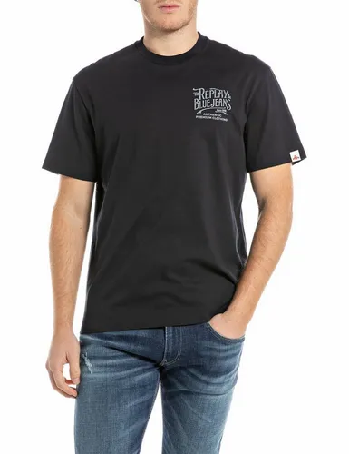 Replay T-Shirt mit Marken-Print auf der Brust