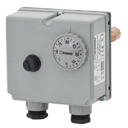 ESBE TIB121 Doppel-Tauchthermostat G ½'' - Heizungszubehör mit präziser Temperaturregelung und langlebiger Tauchhülse von 100mm für optimale Effizienz in Heizsystemen