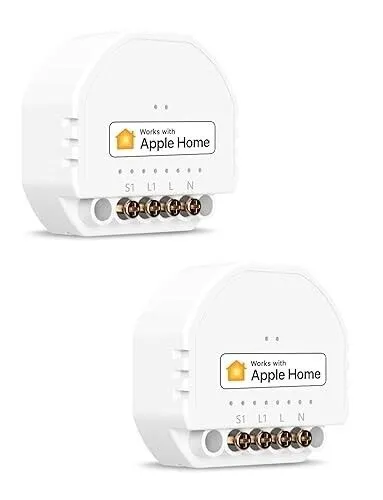 Refoss WLAN Smart Relais Schalter Funktioniert mit Apple HomeKit, Alexa & Google
