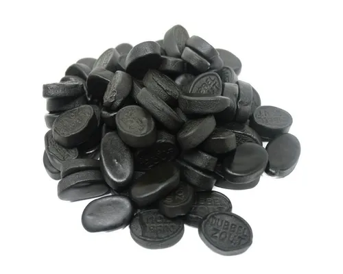 Fruchtgummi Bären & Co. Süßigkeit, Doppelsalz Lakritz Oval extrastarkes softes Salzlakritz 175g
