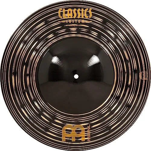 Meinl Cymbals Classics Custom Dark Big Bell Ride Heavy — 18 Zoll (Video) Schlagzeug Becken (45,72cm) B12 Bronze, Dunkles Finish (CC18HBBDAR)