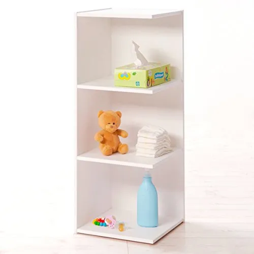 TiCAA Anstellregal für Wickeltisch Adam Moritz Weiß von TiCAA