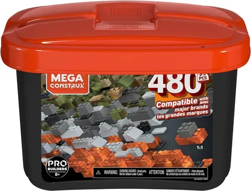 Mattel GJD25  Mega Construx -Pro Builders - Bausteine Box, 480 Teile NEU OVP