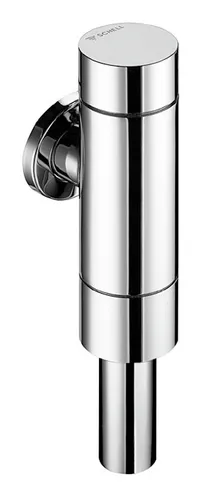 Schell WC Druckspüler Schellomat Basic 022480699 - Sanitärinstallation mit einstellbarer Spülmenge von 4,5 bis 9 Litern, ideal für effizienten Wasserverbrauch und umweltfreundliches WC-Spülen.