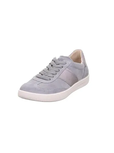 Legero Silence Schnürschuh – Bequemer Leder Sneaker in Blau, Größe 39 EU - Sneaker mit herausnehmbarer Innensohle für optimalen Komfort, Obermaterial aus hochwertigem Leder und Veloursleder.