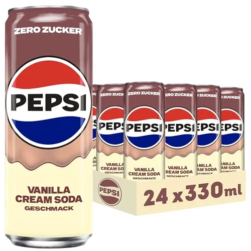 Pepsi Zero Zucker Vanilla Cream Soda (24x0,33l)