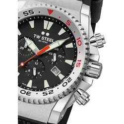 TW Steel ACE Diver Herren 44mm Quarzuhr - Armbanduhren für Herren mit hochwertigem 316L Stahl, 30ATM wasserdicht und limitierte Auflage für anspruchsvolle Männer.
