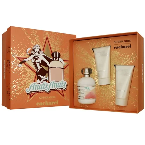 Cacharel Anais Anais L'Original EDT Geschenkset 100 ml - Damen Eau de Toilette Geschenkset mit 100 ml Anais Anais L'Original und 2 x 50 ml Body Lotion für ein luxuriöses Dufterlebnis.