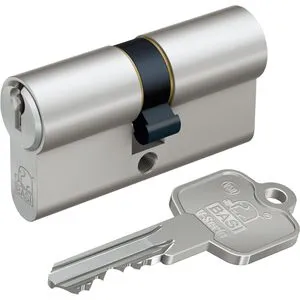 BASI Schließzylinder V50, V5000-0005, mit 3 Schlüsseln, 30/35 mm, verschiedenschließend