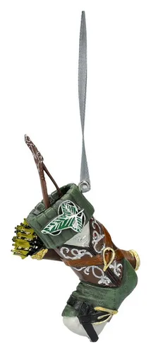 Figuren Shop Christbaumschmuck Herr der Ringe - Legolas Strumpf 1-tlg. - Bunter Christbaumschmuck für Fans von Herr der Ringe. Der Legolas Strumpf aus robustem Kunststein sorgt für festliche Stimmung und ist ein toller Blickfang an jedem Weihnachtsbaum.