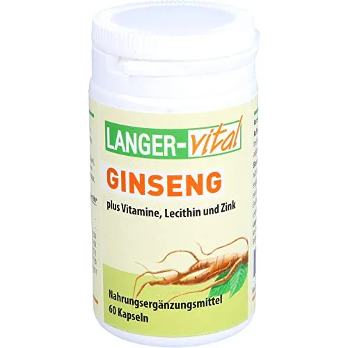 Ginseng 200 mg Lecithin Kapseln
