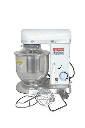 GastroHero Planetenrührwerk ECO 7 Liter - Großküchentechnik mit 7 Liter Fassungsvermögen, ideal zum effizienten Mischen flüssiger Zutaten. Robustes Edelstahl-Design und eingebaute Sicherheitsvorrichtung für sorgenfreies Arbeiten.