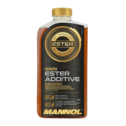 MANNOL Ester Additive Motoröl-Additiv, 1 Liter - Benzin-Zusätze mit herausragendem Verschleißschutz, verbessert Reibung und Schmierfähigkeit für optimale Motorleistung.