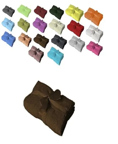 EXKLUSIV HEIMTEXTIL Badvorleger 1 Stück 50 x 80 cm Schokobraun