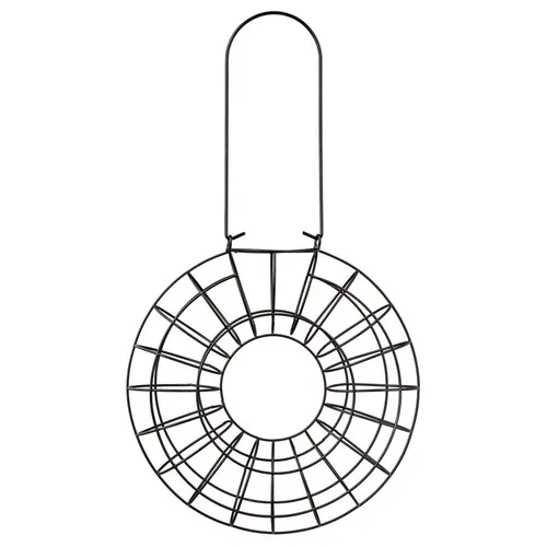 Trixie Meisenknödelhalter für 8 Knödel, wetterfest, Ø 24x8 cm, schwarz