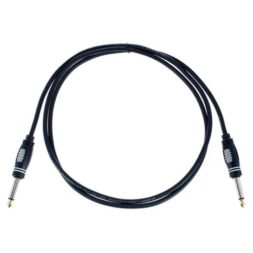 Sommer cable Hicon HBA-6M-0150 - Klinken-Anschlusskabel 1x 6,3mm Mono, 1,50m Länge für hochwertige Audioverbindungen
