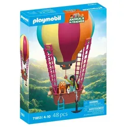 Playmobil Ballonreise 71853 - Sonstige, kunterbunter Heißluftballon für magische Entdeckerreisen in der Animals & Friends Welt, ideal für Kinder von 4 bis 10 Jahren.