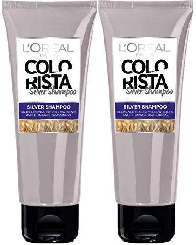L'Oreal Colorista Silver Shampoo, 200 ml, 2 Stück in silber von L'Oréal