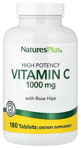 Natures Plus Vitamin C 1000 mg – 180 Tabletten (131,77 EUR/kg)