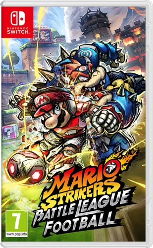 Mario Strikers Battle League Football (NSW) - Actiongeladener Fußball-Spaß für Nintendo Switch: Erlebe 5-gegen-5-Matches mit Spezialschüssen und einem Online-Club-Modus für bis zu 20 Spieler!