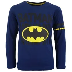 DC Comics Langarmshirt DC Comics Batman Jungen langarm Shirt Gr. 134 bis 164 blau 152